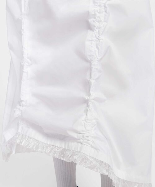 NIKE（ナイキ）の「ナイキ スポーツウェア ウィメンズ ルーシュド ウーブン スカート / Nike Sportswear Women's Ruched Woven Skirt II1948-100 White（スカート・レディース・ホワイト・XS/XL/L/M/S）」の5枚目の写真