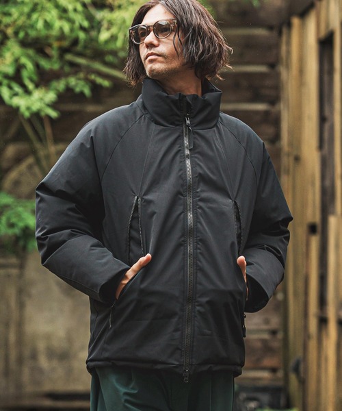 CAMBIO(カンビオ)の「mj11006- スタンドカラーダウンジャケット(ダウンジャケット/コート・メンズ・ブラック・M/L/XL)」の3枚目の写真