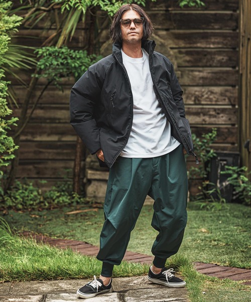 CAMBIO(カンビオ)の「mj11006- スタンドカラーダウンジャケット(ダウンジャケット/コート・メンズ・ブラック・M/L/XL)」の6枚目の写真