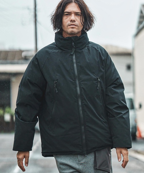 CAMBIO(カンビオ)の「mj11006- スタンドカラーダウンジャケット(ダウンジャケット/コート・メンズ・ブラック・M/L/XL)」の9枚目の写真