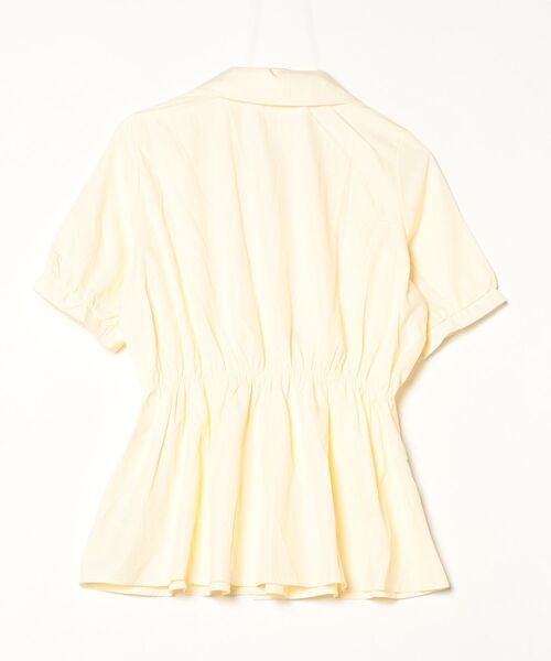Per sist ence(パーシエンス)の「シャーリングシャツチュニック(シャツ/ブラウス・レディース・ブラック/グリーン/ピンク/イエロー・ONE SIZE)」の5枚目の写真