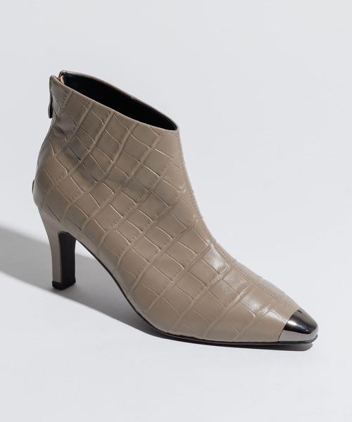 NICAL（ニカル）の「【NICAL】【本革】トゥキャップヒールショートブーツ/554400（ブーツ・レディース・グレー/ブラック・LARGE/MEDIUM/X-LARGE/SMALL）」の22枚目の写真