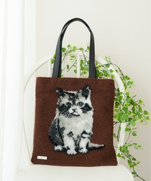 【TERESA CAMBI/テレサカンビ】 GATTO ネコ トートバッグ