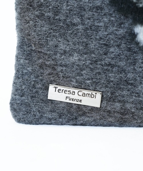 teresa cambi（テレサ・カンビ）の「【TERESA CAMBI/テレサカンビ】 GATTO ネコ トートバッグ（トートバッグ・レディース・ブラウン/グレー・FREE）」の7枚目の写真