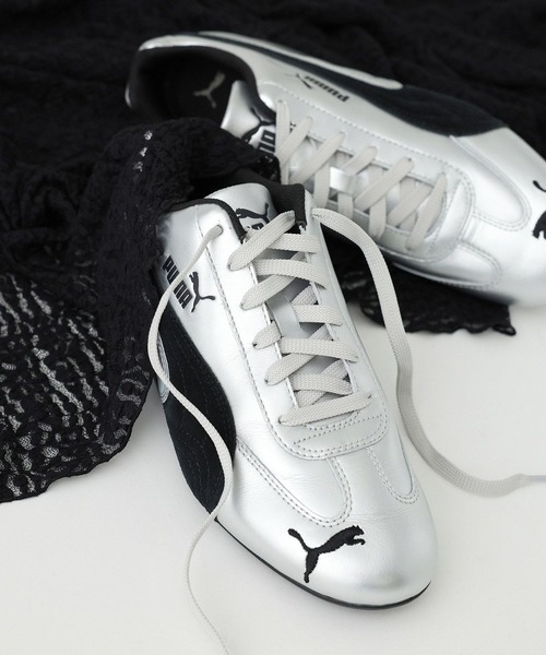 PUMA(プーマ)の「【PUMA】SPEEDCAT(スニーカー・レディース・シルバー・23/24/24.5)」の3枚目の写真