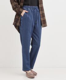 SHOO・LA・RUE | 【SS-LL/美脚シルエット】デニムイージーテーパードパンツ(デニムパンツ)