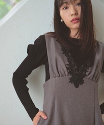 Feroux（フェルゥ）の「パフスリーブ ニット プルオーバー（ニット/セーター）」