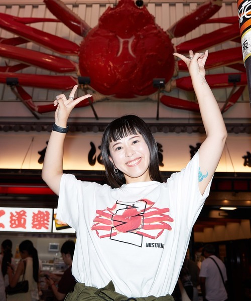 セール】NOSTALVIA ノスタルヴィア I Love Kani / アイラブ カニ T