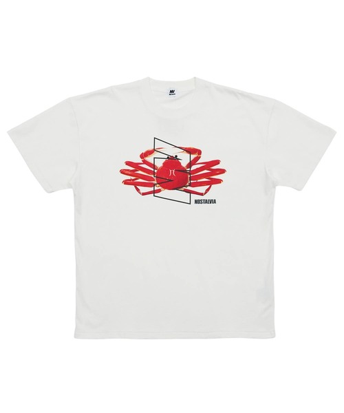 NOSTALVIA（ノスタルヴィア）の「NOSTALVIA ノスタルヴィア I Love Kani / アイラブ カニ Tシャツ（Tシャツ/カットソー・メンズ・ホワイト/ブラック・SMALL/MEDIUM/LARGE/X-LARGE/XX-LARGE）」の7枚目の写真