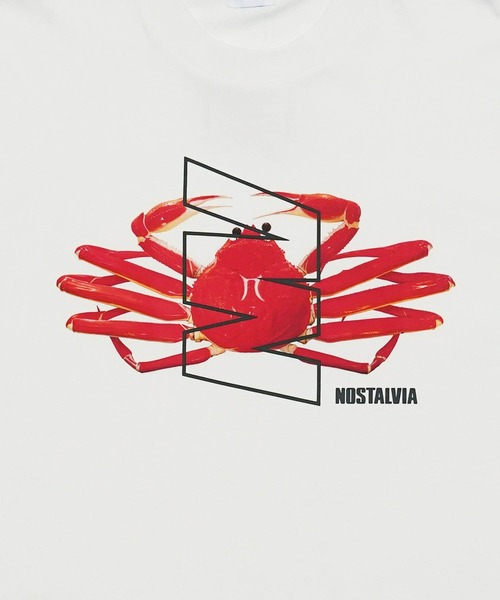 NOSTALVIA（ノスタルヴィア）の「NOSTALVIA ノスタルヴィア I Love Kani / アイラブ カニ Tシャツ（Tシャツ/カットソー・メンズ・ホワイト/ブラック・SMALL/MEDIUM/LARGE/X-LARGE/XX-LARGE）」の9枚目の写真