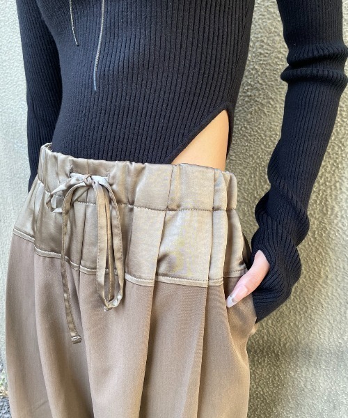 19aw INSCRIRE リブニットボディースーツ AIC. ニット セーター リブニットボディスーツ レディース : ZOZOTOWN