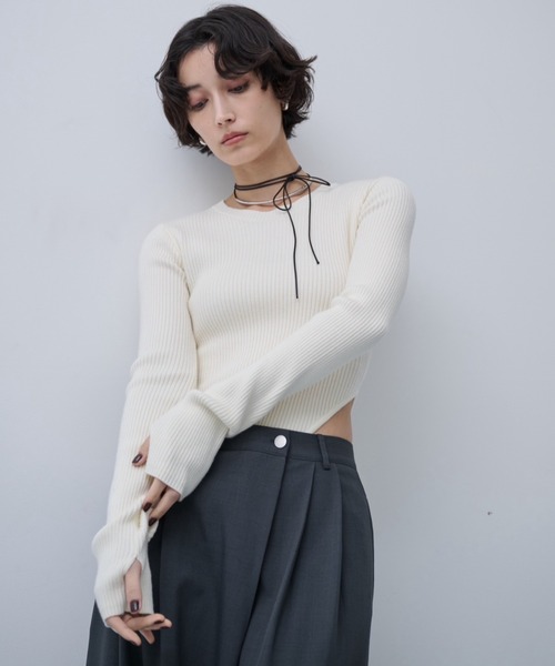 リブニットボディスーツ（ニット/セーター）｜AIC.（エーアイシー）の