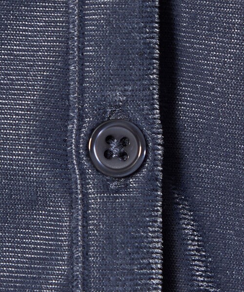 EMMEL REFINES(エメルリファインズ)の「<EMMEL REFINES>EM ベロア エリボタン ロングスリーブ(Tシャツ/カットソー・レディース・ロイヤルブルー/ダークブラウン・FREE)」の13枚目の写真