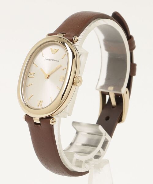 EMPORIO ARMANI（エンポリオアルマーニ）の「【エンポリオ アルマーニ】 2針ウォッチ ブラウンレザー（アナログ腕時計・レディース・その他1・FREE）」の3枚目の写真