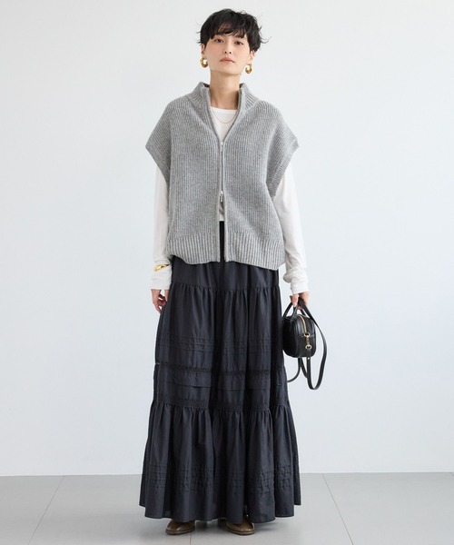 BARNYARDSTORM / 畦編みZIPベスト（ベスト）｜BARNYARDSTORM（バン