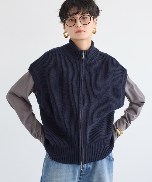 BARNYARDSTORM / 畦編みZIPベスト（ベスト）｜BARNYARDSTORM