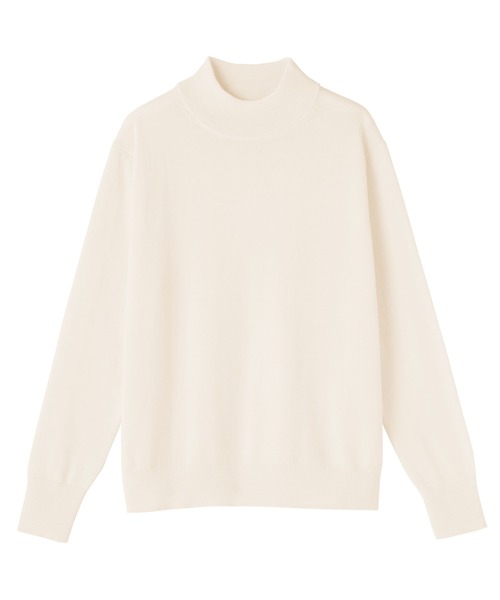 無印良品（ムジルシリョウヒン）の「婦人　洗えるウールハイゲージハイネックセーター（ニット/セーター・レディース・ブラック/ブラウン系/オフホワイト/ダークグレー/オートミール/カーキ系/レッド・XS/S/M/L/XL/XXL）」の12枚目の写真