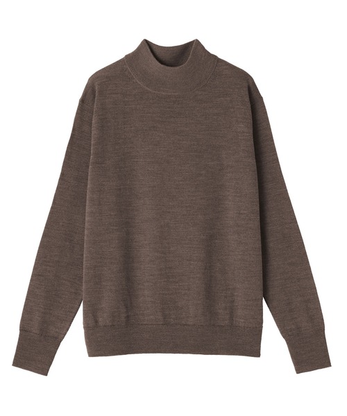 無印良品（ムジルシリョウヒン）の「婦人　洗えるウールハイゲージハイネックセーター（ニット/セーター・レディース・ブラック/ブラウン系/オフホワイト/ダークグレー/オートミール/カーキ系/レッド・XS/S/M/L/XL/XXL）」の22枚目の写真