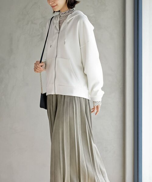 rps（アールピーエス）の「ダンボールドルマンジップパーカー（パーカー・レディース・アイボリー/チャコールグレー/モカ・フリー）」の11枚目の写真