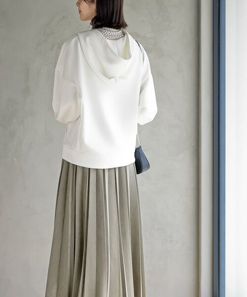 rps（アールピーエス）の「ダンボールドルマンジップパーカー（パーカー・レディース・アイボリー/チャコールグレー/モカ・フリー）」の12枚目の写真