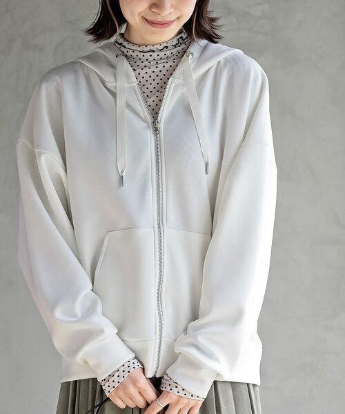 rps（アールピーエス）の「ダンボールドルマンジップパーカー（パーカー・レディース・アイボリー/チャコールグレー/モカ・フリー）」の14枚目の写真