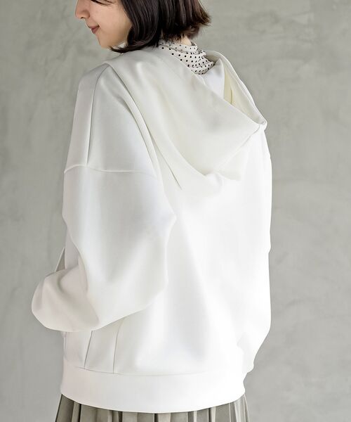 rps（アールピーエス）の「ダンボールドルマンジップパーカー（パーカー・レディース・アイボリー/チャコールグレー/モカ・フリー）」の16枚目の写真