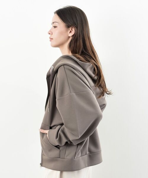 rps（アールピーエス）の「ダンボールドルマンジップパーカー（パーカー・レディース・アイボリー/チャコールグレー/モカ・フリー）」の8枚目の写真