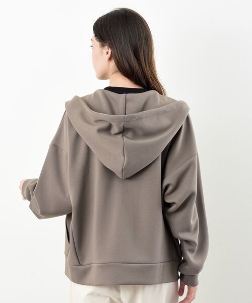 rps（アールピーエス）の「ダンボールドルマンジップパーカー（パーカー・レディース・アイボリー/チャコールグレー/モカ・フリー）」の9枚目の写真