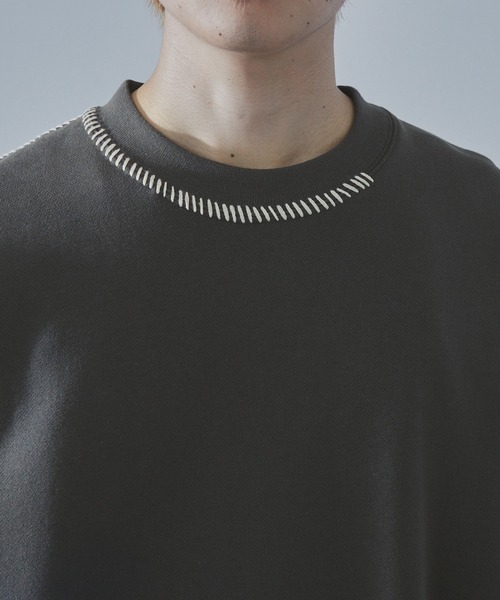 SLICK(スリック)の「【SLICK/スリック】Compact Fleece Embroidery Sweatshirt /コンパクトフリースエンブロイダリースウェット / ヘビィーウェイト(スウェット・メンズ・ブラック/ライトグレー/スミクロ・1/2/3)」の16枚目の写真