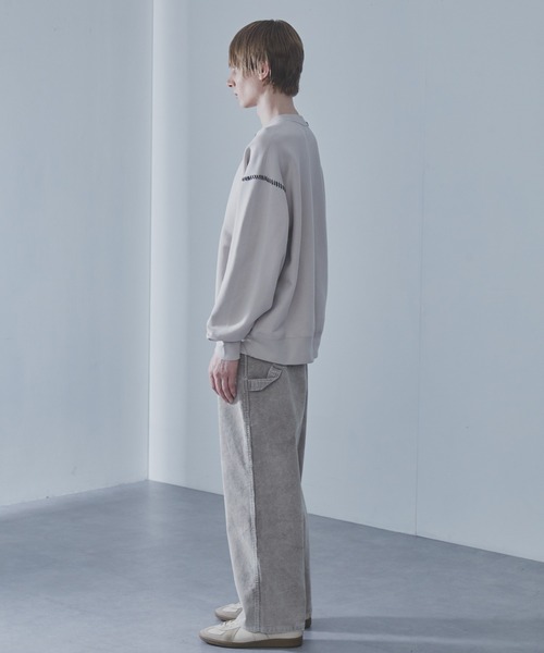 SLICK(スリック)の「【SLICK/スリック】Compact Fleece Embroidery Sweatshirt /コンパクトフリースエンブロイダリースウェット / ヘビィーウェイト(スウェット・メンズ・ブラック/ライトグレー/スミクロ・1/2/3)」の17枚目の写真