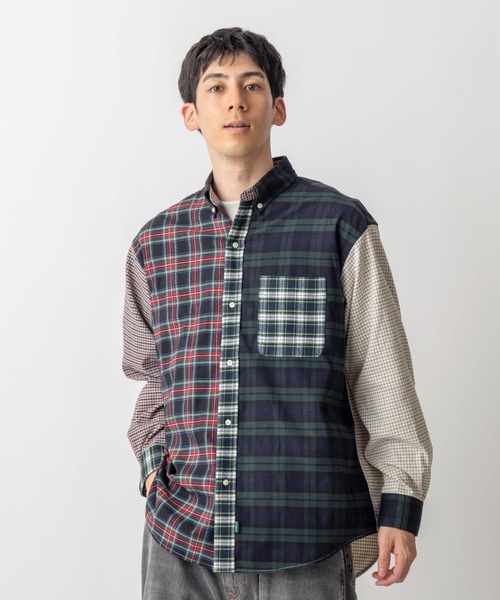 L.L.Bean（エルエルビーン）の「【JAPAN EDITION】キタリー・ロングスリーブ・シャツ（シャツ/ブラウス・メンズ・ブルー系その他/ベージュ系その他/マルチ/ブルー系その他2・LARGE/MEDIUM/SMALL）」の5枚目の写真