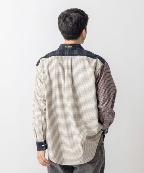 L.L.Bean（エルエルビーン）の「【JAPAN EDITION】キタリー・ロングスリーブ・シャツ（シャツ/ブラウス・メンズ・ブルー系その他/ベージュ系その他/マルチ/ブルー系その他2・LARGE/MEDIUM/SMALL）」の7枚目の写真