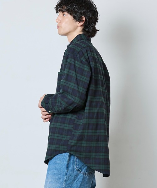L.L.Bean（エルエルビーン）の「【JAPAN EDITION】キタリー・ロングスリーブ・シャツ（シャツ/ブラウス・メンズ・ブルー系その他/ベージュ系その他/マルチ/ブルー系その他2・LARGE/MEDIUM/SMALL）」の15枚目の写真