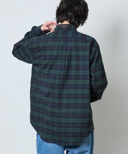 L.L.Bean（エルエルビーン）の「【JAPAN EDITION】キタリー・ロングスリーブ・シャツ（シャツ/ブラウス・メンズ・ブルー系その他/ベージュ系その他/マルチ/ブルー系その他2・LARGE/MEDIUM/SMALL）」の16枚目の写真