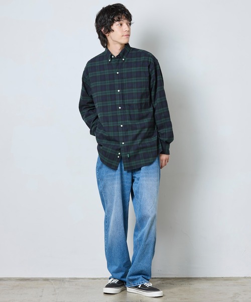 L.L.Bean（エルエルビーン）の「【JAPAN EDITION】キタリー・ロングスリーブ・シャツ（シャツ/ブラウス・メンズ・ブルー系その他/ベージュ系その他/マルチ/ブルー系その他2・LARGE/MEDIUM/SMALL）」の17枚目の写真