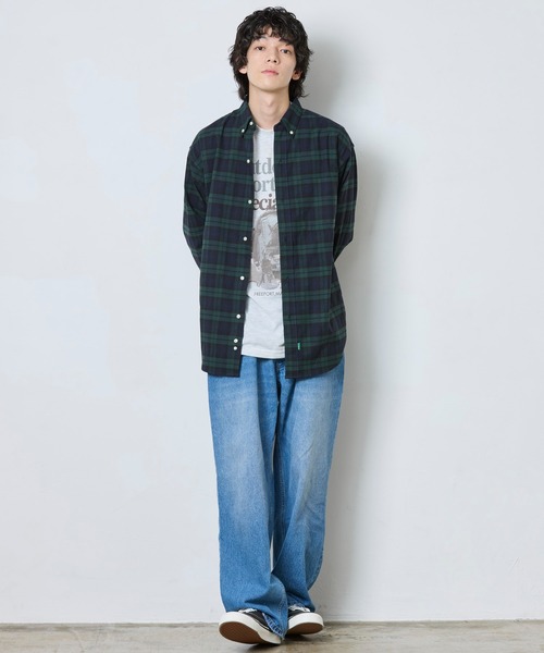 L.L.Bean（エルエルビーン）の「【JAPAN EDITION】キタリー・ロングスリーブ・シャツ（シャツ/ブラウス・メンズ・ブルー系その他/ベージュ系その他/マルチ/ブルー系その他2・LARGE/MEDIUM/SMALL）」の18枚目の写真