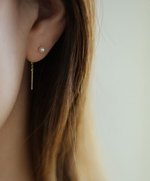 YU-KA:パールハングピアス Pearl hang pierce