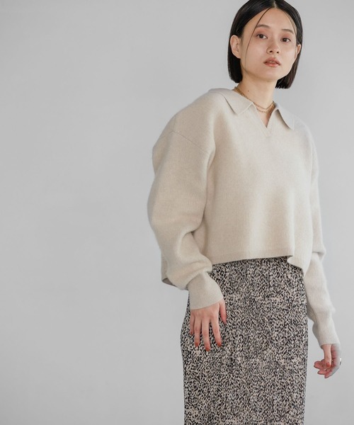 A part by（アパートバイ）の「CNラクーンコンエリツキニット（ニット