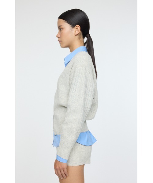 25年AW新作】ZIP UP KNIT カーディガン（カーディガン/ボレロ