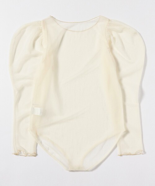 BEAMS COUTURE(ビームスクチュール)の「シアーボディスーツ(Tシャツ/カットソー・レディース・オフホワイト/ブラック・ONE SIZE)」の17枚目の写真