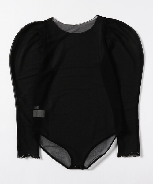 BEAMS COUTURE(ビームスクチュール)の「シアーボディスーツ(Tシャツ/カットソー・レディース・オフホワイト/ブラック・ONE SIZE)」の11枚目の写真
