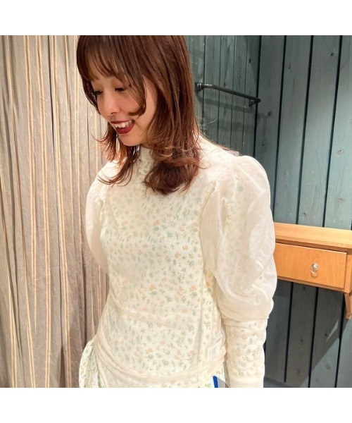 BEAMS COUTURE(ビームスクチュール)の「シアーボディスーツ(Tシャツ/カットソー・レディース・オフホワイト/ブラック・ONE SIZE)」の8枚目の写真