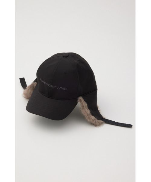 RODEO CROWNS WIDE BOWL（ロデオクラウンズワイドボウル）の「フライトキャップ（キャップ・レディース・ブラック/ダークグリーン/カーキ/ベージュ・FREE）」の10枚目の写真