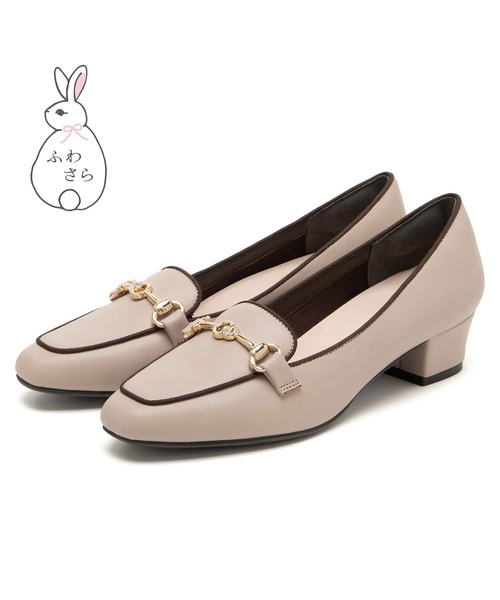 JELLY BEANS（ジェリービーンズ）の「<ふわさら>サークルビジュービットパンプス(204-59112)JELLY BEANS(ジェリービーンズ)（パンプス・レディース・グレー/ブラック/グレイッシュベージュ・21.5/22/23/23.5/24/24.5/25/25.5/22.5）」の9枚目の写真