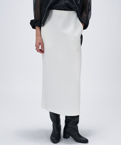 セール】【セットアップ／マシンウォッシュ】ダンボールタイトスカート