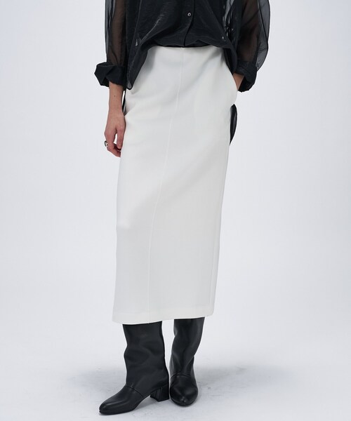 セール】【セットアップ／マシンウォッシュ】ダンボールタイトスカート