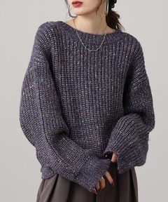 5G MOHAIR GRID MESH CREW KNIT（ニット/セーター）｜JANESMITH