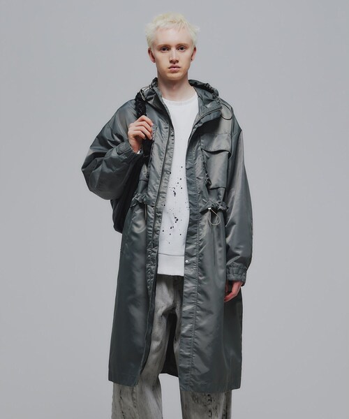 tk.TAKEO KIKUCHI（ティーケータケオキクチ）の「ドロストショルダーバッグ（ショルダーバッグ・メンズ・ライトグレー/ブラック/ブラック系/ブラック系1/ネイビー系1・00）」の18枚目の写真