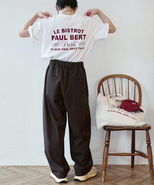 JOURNAL STANDARD LUXE（ジャーナルスタンダード　ラックス）の「TWツイル タックパンツ（その他パンツ・レディース・ブラウン/チャコールグレー・FREE）」の3枚目の写真