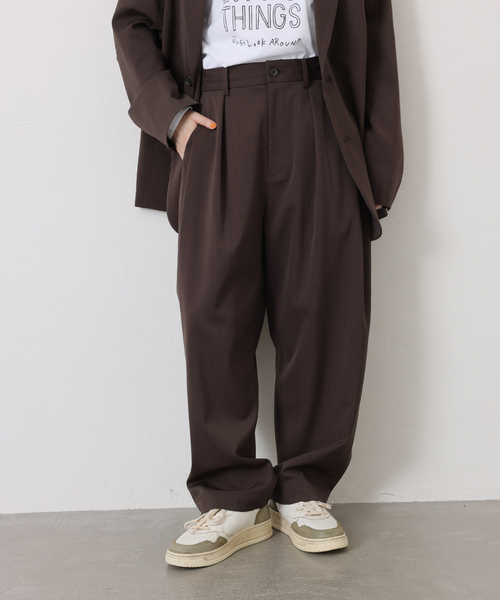 TWツイル タックパンツ（その他パンツ）｜JOURNAL STANDARD LUXE